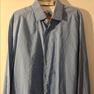 Robert Graham Dress/Casual Shirt Size XL